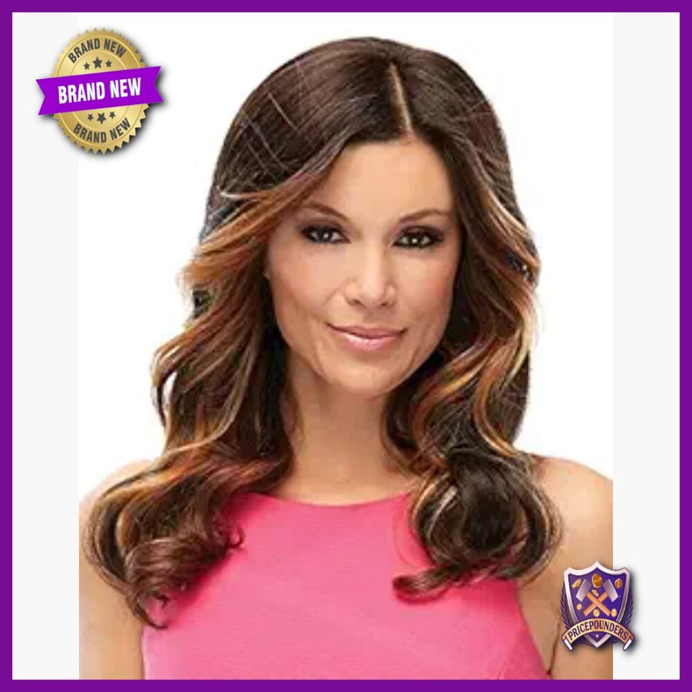Long Layered Synthetic Hair Topper with Monofilament Top Pressure Clips